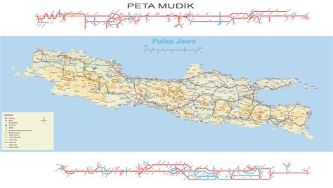 Peta Jalan di Pulau Jawa